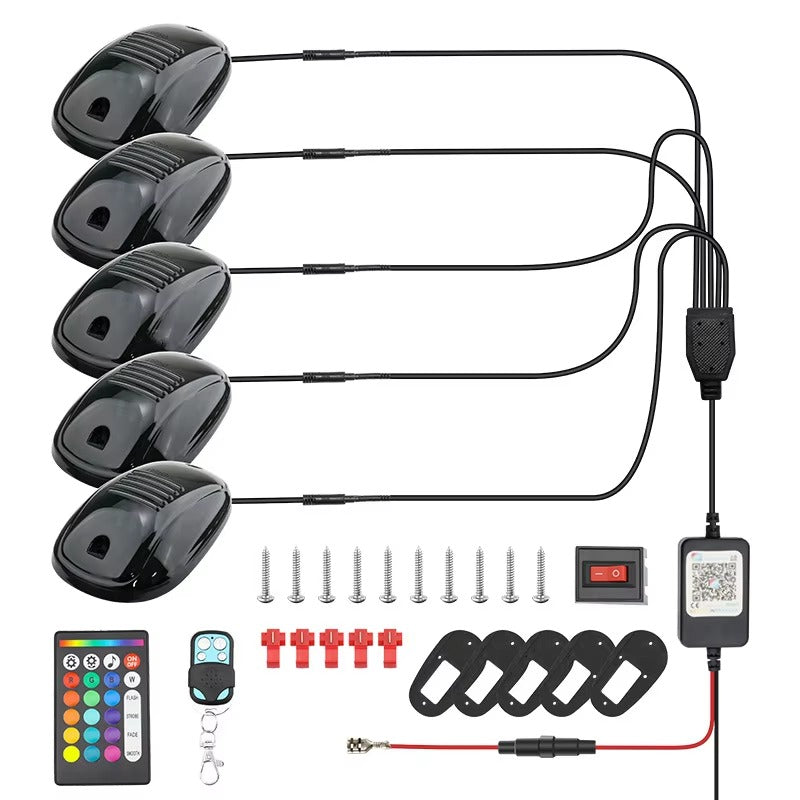 12V RGB Pickup Truck Roof Lights – High-Power, Ultra-Bright, Multiple Light Modes