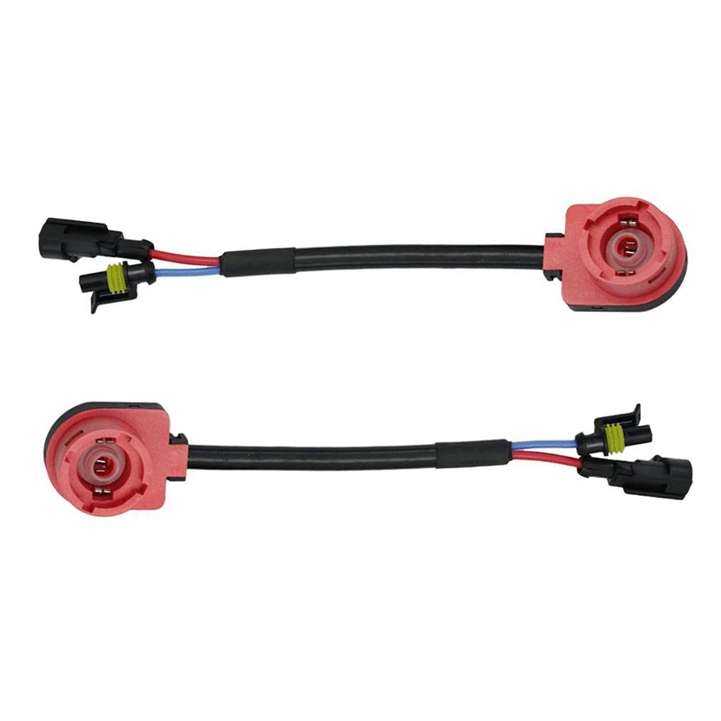 2PCS X D2 D2S D2R D2C HID Xenon Bulb Adapters Wire Harness Connector Cable Socket for Replacement Ballast Application