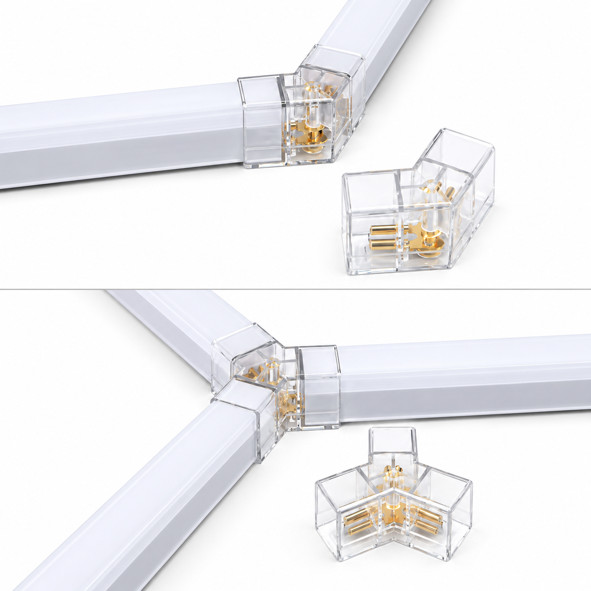 AC-Powered Hexagon LED Garage Light – Honeycomb Ceiling & Wall Light