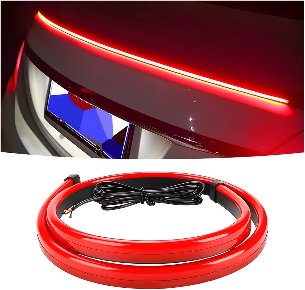 Car LED Brake LED Strip Light,  Universal Red Third Car Brake Light Strip