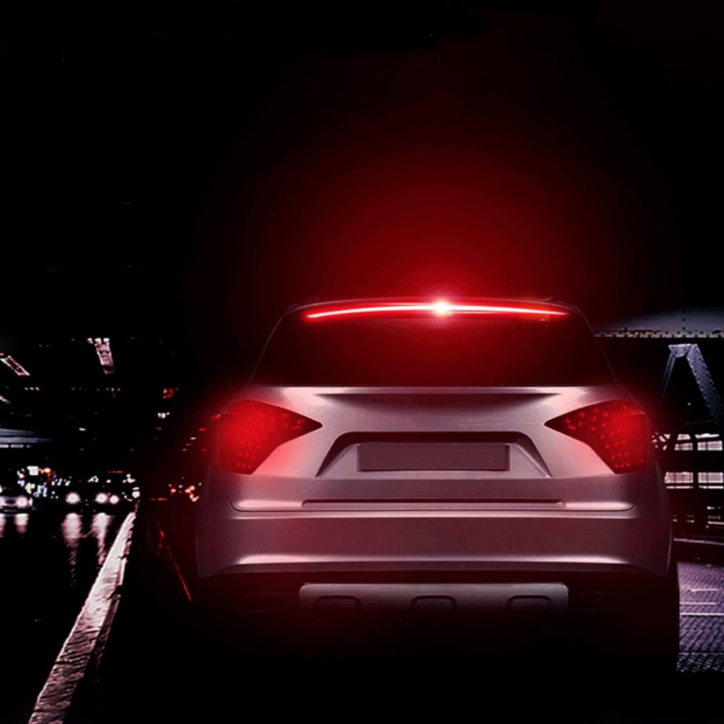 Car LED Brake LED Strip Light,  Universal Red Third Car Brake Light Strip