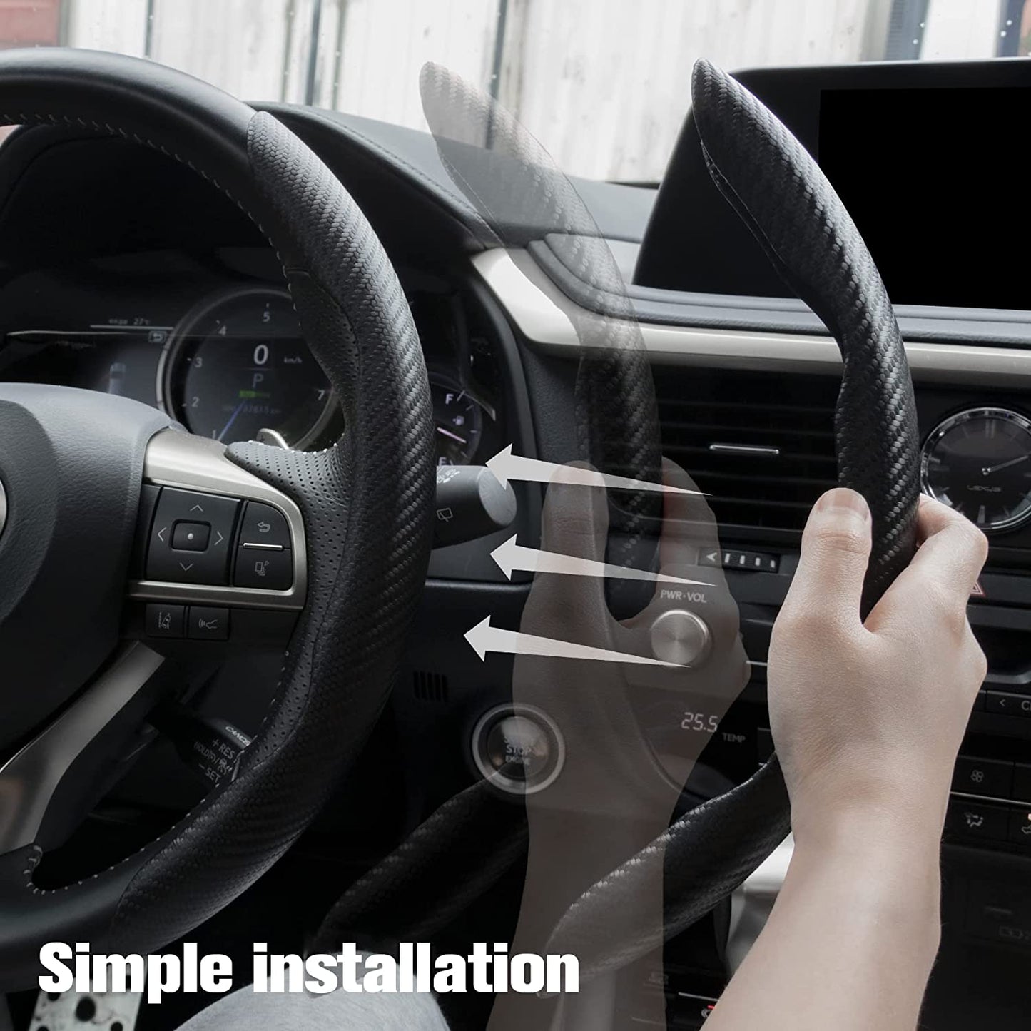 Car Anti-Skid Steering Wheel Cover