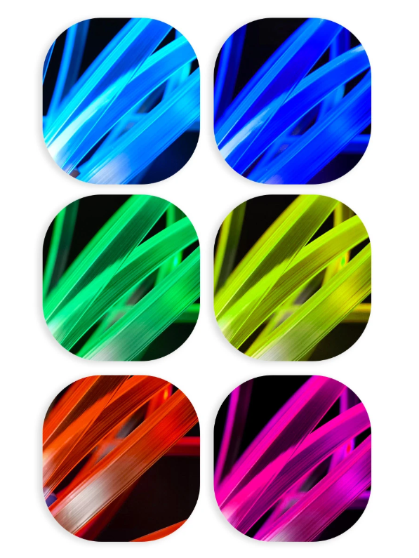 Car Interior RGB LED Atmosphere Light Strip USB Fiber Optic Neon Invisible Ambient Lamp