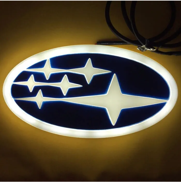 New 5d Led Car Decal Tail Logo Light Badge Lamp Emblem Sticker
