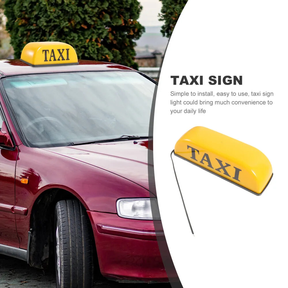 Portable Sturdy Taxi Illuminated Sign Car Roof Light