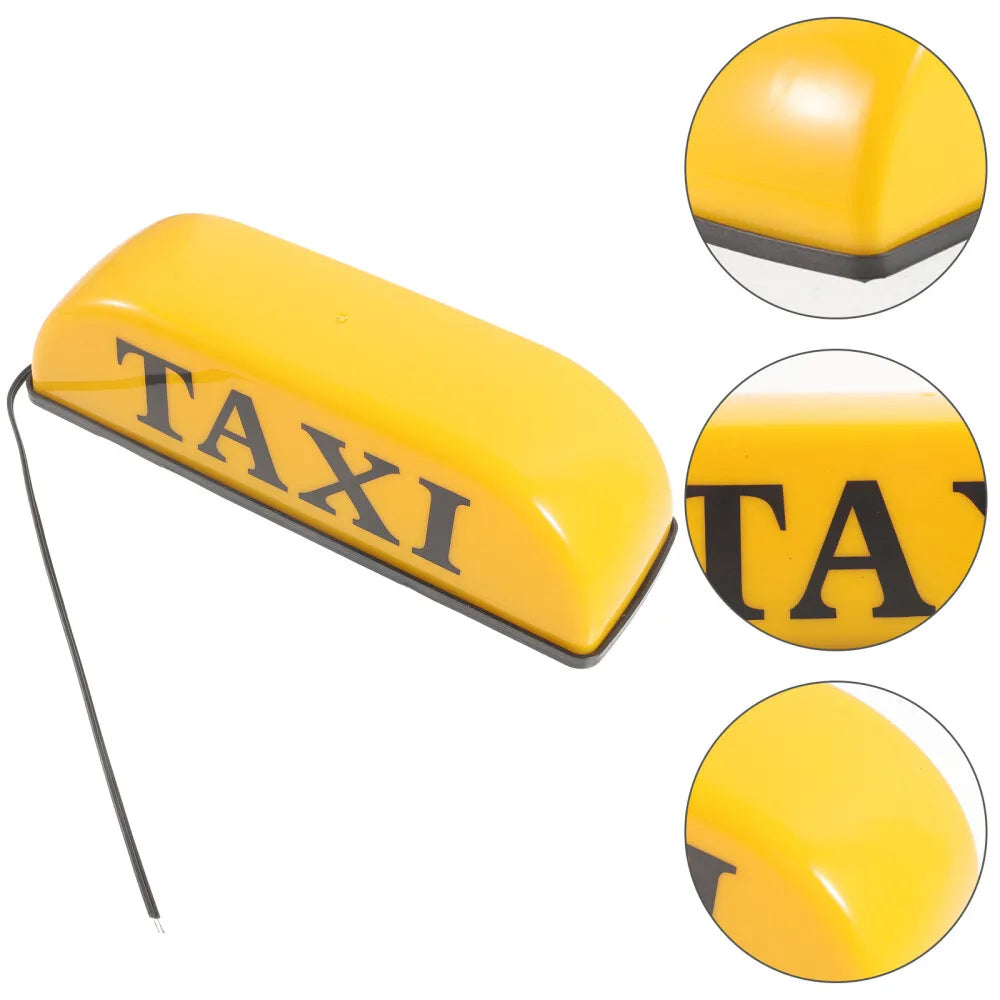 Portable Sturdy Taxi Illuminated Sign Car Roof Light