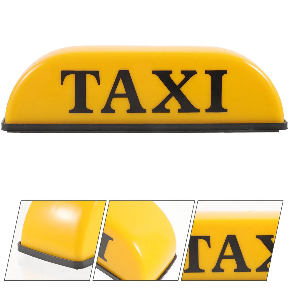 Portable Sturdy Taxi Illuminated Sign Car Roof Light