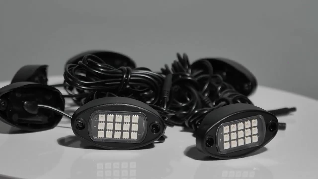 RGB LED Rock Underglow Light Kit-8 Pods