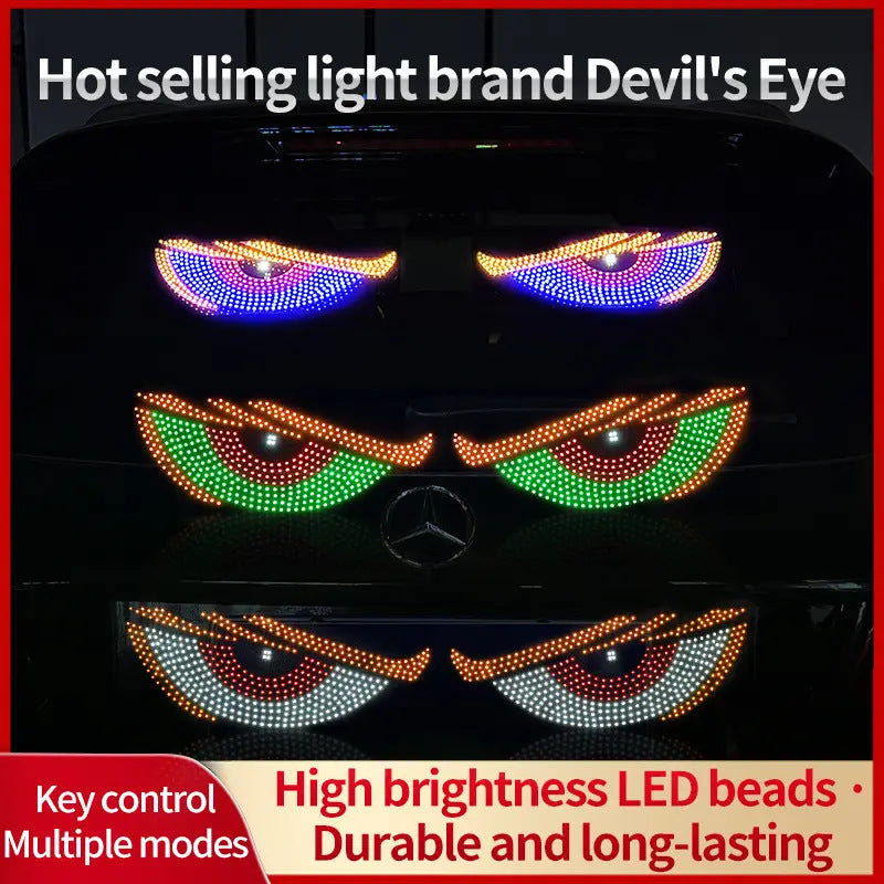 2pcs Car Eyes LED Light, Car LED Window Light ,USB Demon Eye Decorative Light