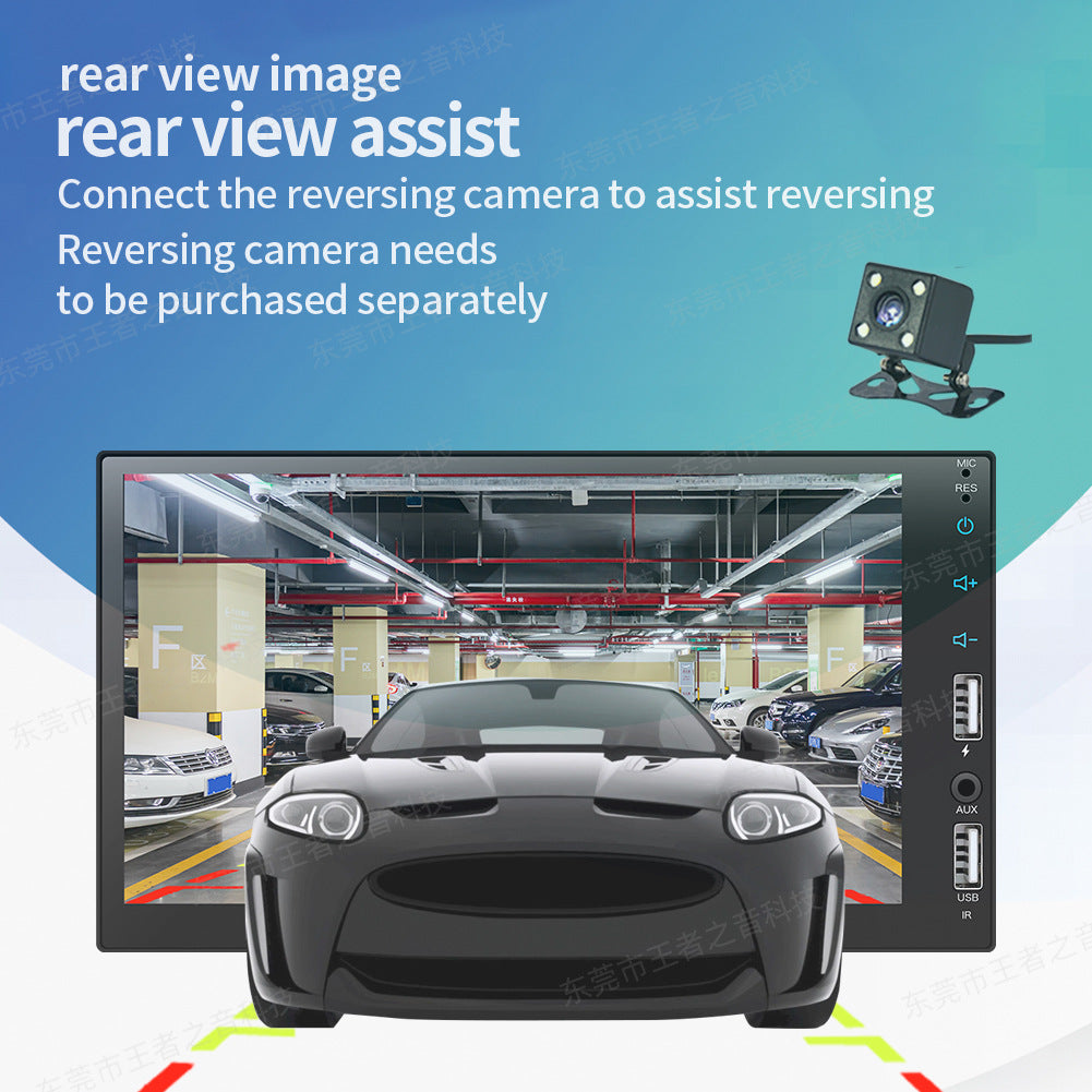 Car MP5 Player 7in supports Android Auto, Carplay, and Mirror Link