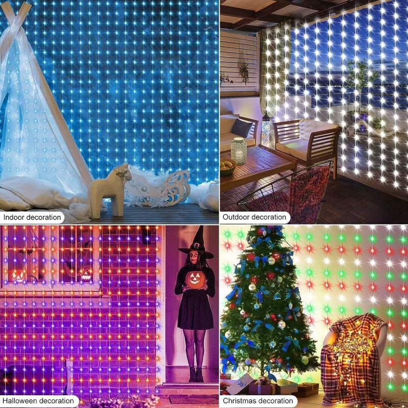 LED String Light Bluetooth WiFi Christmas Birthday Party Garland Decor Fairy Light Curtain Light