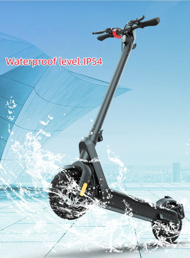 X9-500w 10 Inch Luxury Adult Fast Electric Scooter With Removable Battery