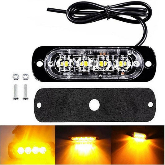 12V-24V Off-Road Truck Van Car Urgent Fog Lights Lamp Safety-Urgent Working Fog Red Light Driving Lamp Led Boat Light