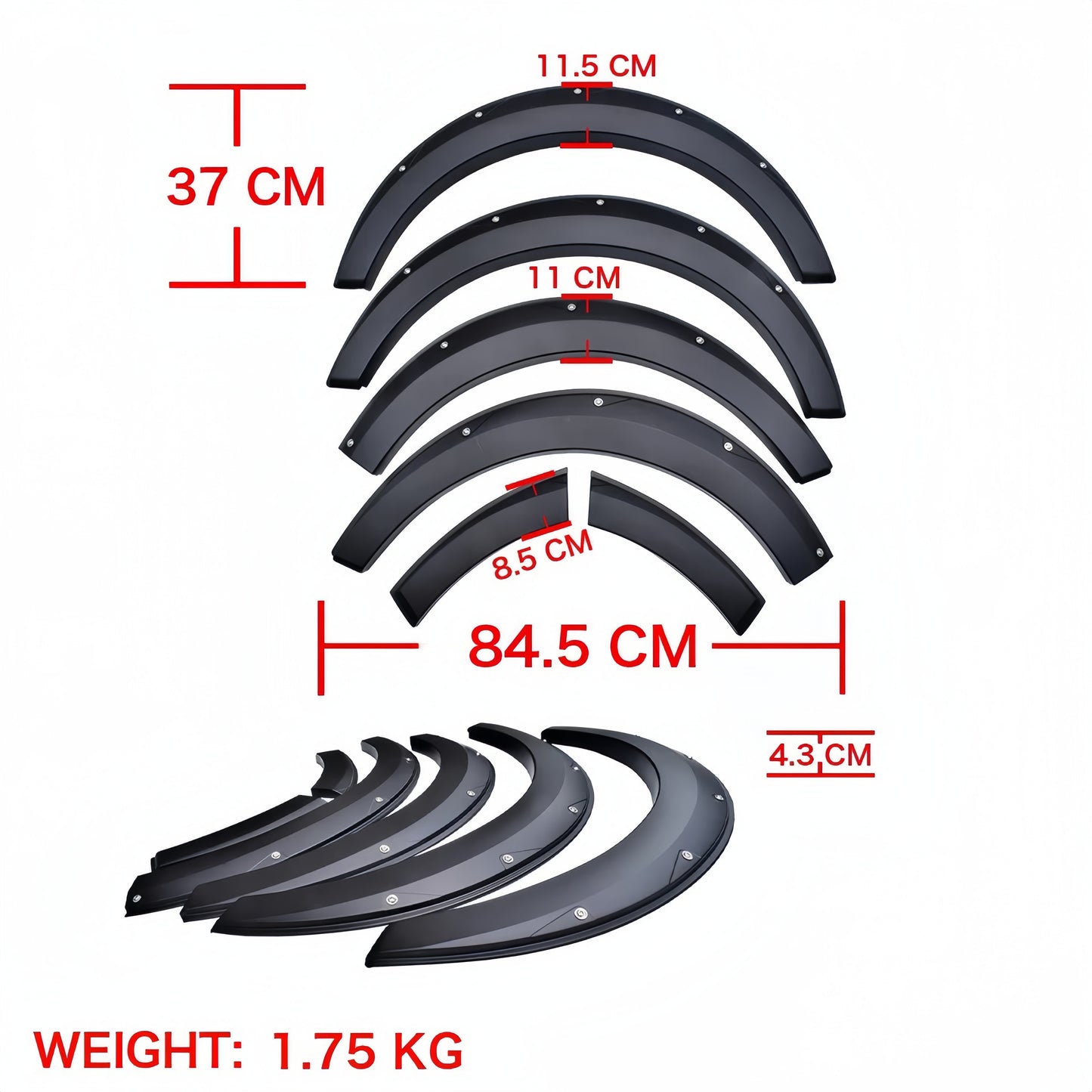 Wheel Fender Flare For NISSAN NV350