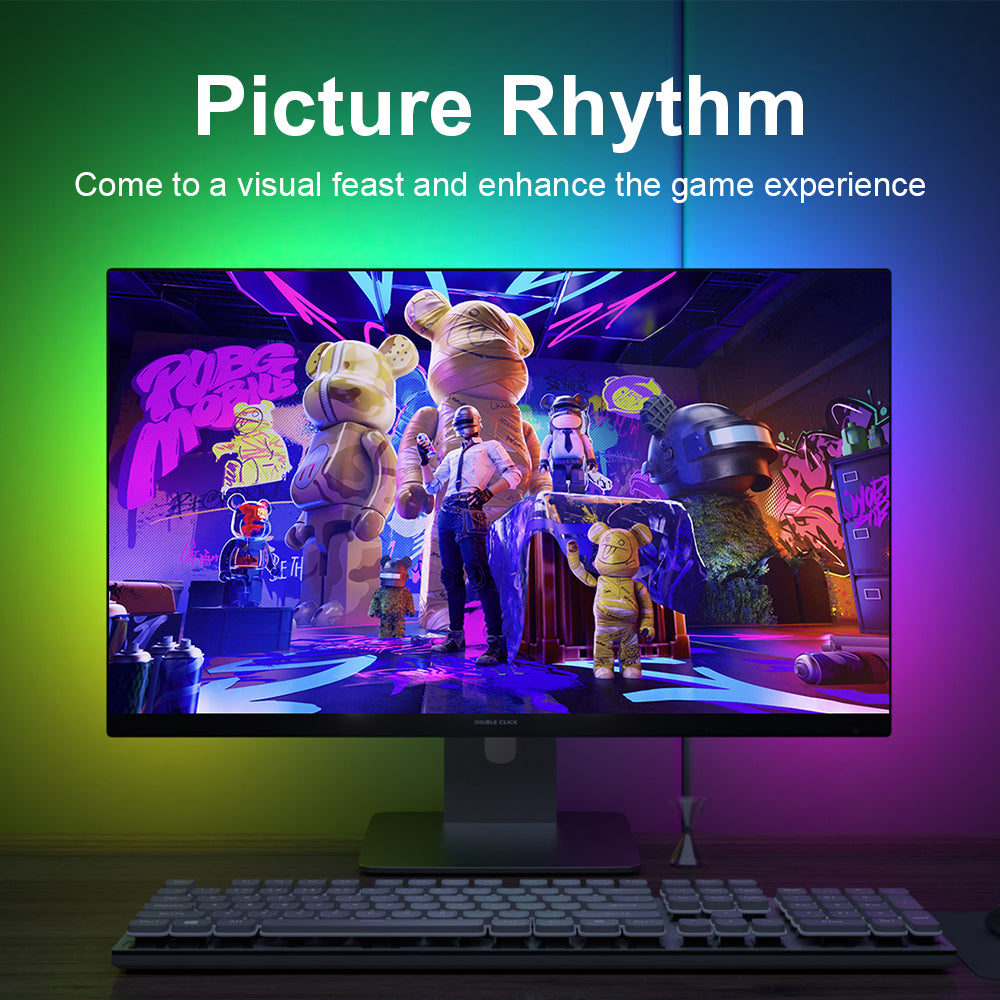 Screen Music Game Sync Gaming Amosphere Ambient Smart TV Monitor LED Strip Backlight Light For Computer Screen