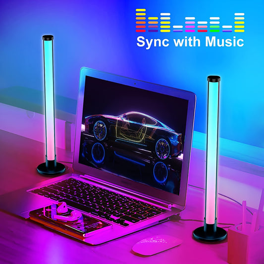 Smart RGB Pickup Light Desktop LED Light Bar Music Rhythm Light TV Backlights with APP and Remote Control Ambient Gaming Lights