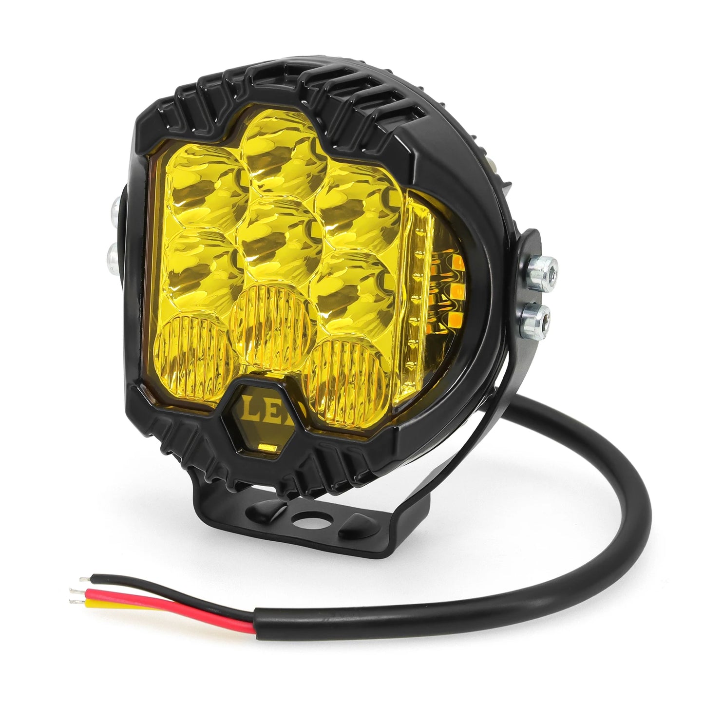 2PCS 7 Inch 90W LED Work Light Side Shooter Off Road Driving Lights