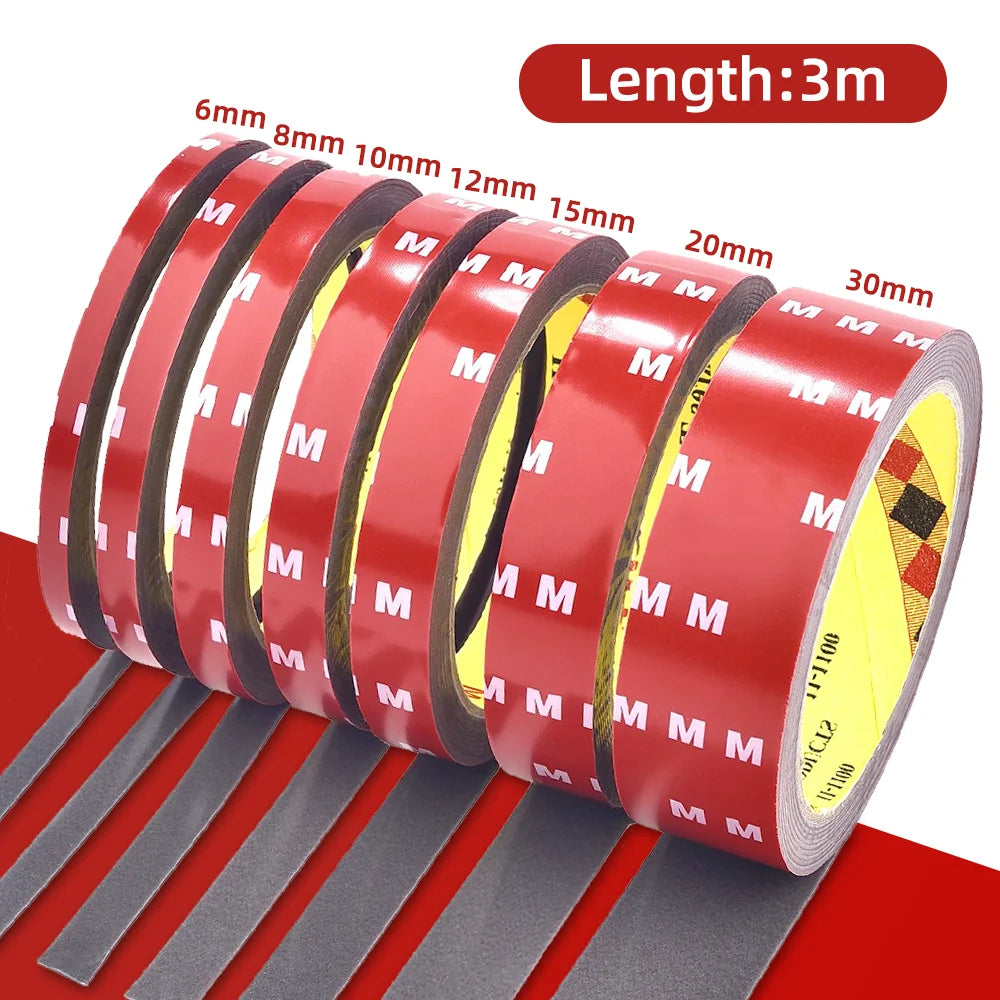 3M Double-Sided Adhesive Tape – Strong, Waterproof, High Bond Foam Mounting Tape
