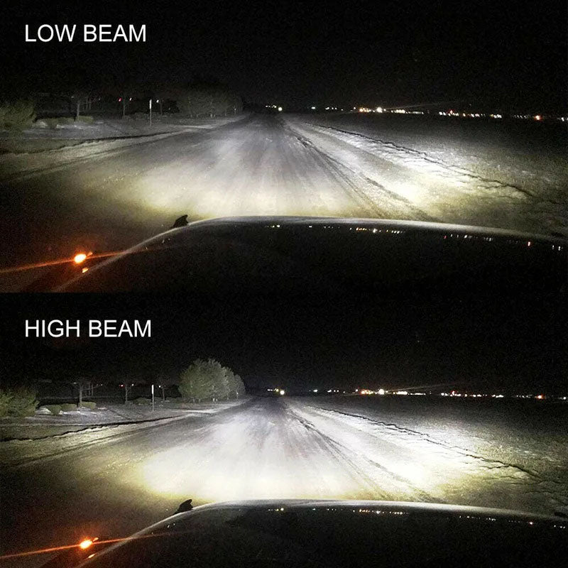 2 PCS 5X7 Inch LED Headlight Square Hi-Lo Beam Halo For Jeep Off-road Truck Motorcycle LED Headlight