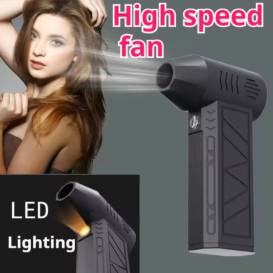130000RPM Variable Speed Turbofan Air Duster Brushless Motor Handheld Portable Charging Home Car Cleaning Tool