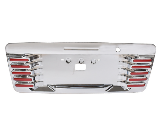 EXTERIOR LED LIGHTS REAR AUTO LICENSE BRAKE LIGHTS REAR LAMPS PLATE COVER FIT FOR HIACE 200 2005-2018 LED LICENSE PLATE COVER