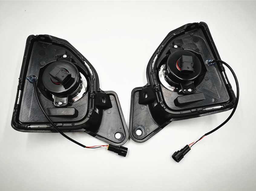 2pcs LED 12V ABS Car fog Lamp DRL Daytime Running Light For Toyota Hiace 2014-2020