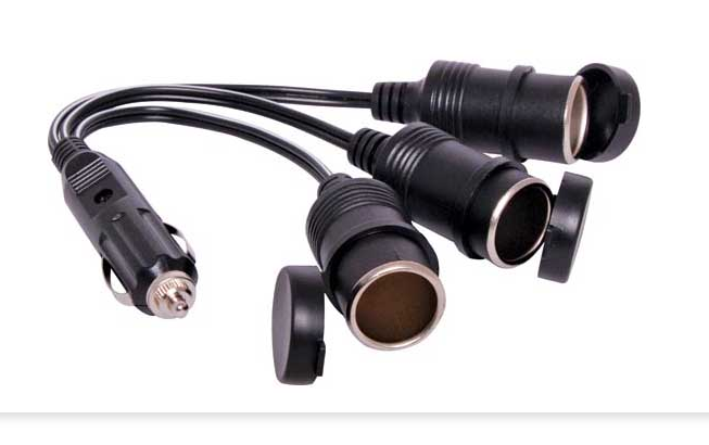 1 to 3 Car Cigarette Lighter Splitter Adapter