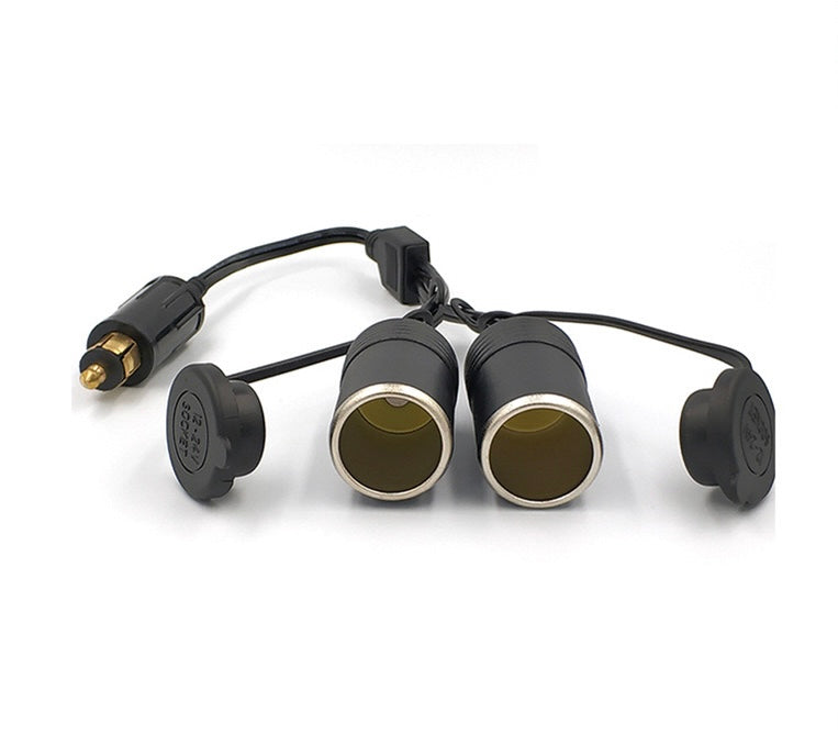 1 to 2 Car Cigarette Lighter Splitter Adapter