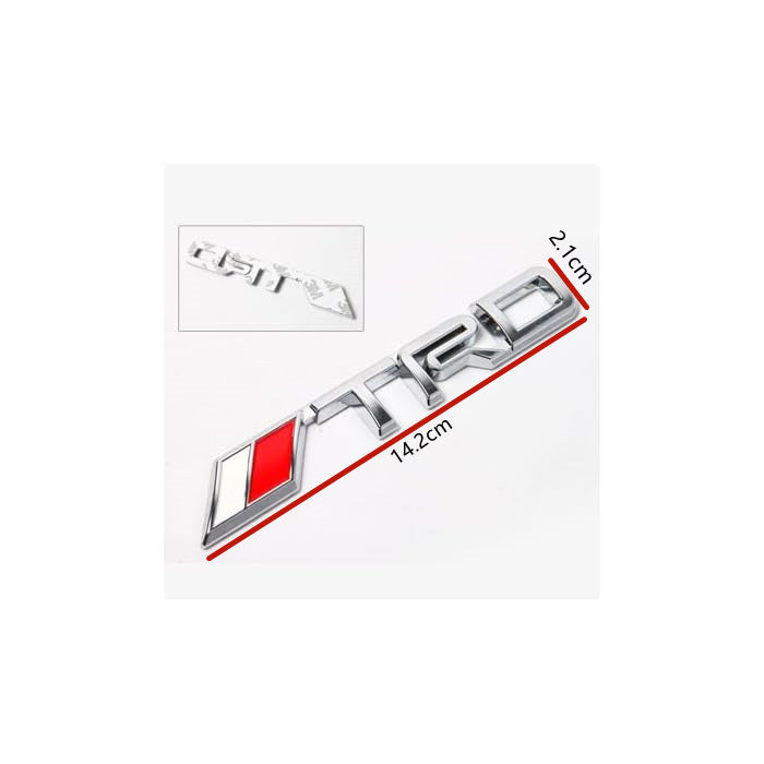 3D metal TRD logo Front grille