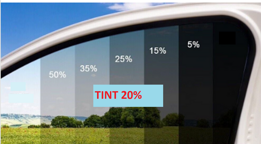 CERAMIC/CARBON Window Tinting Film 20% 50x152cm