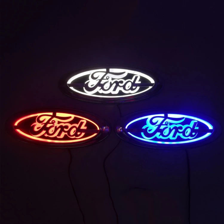 New 5d Led Car Decal Tail Logo Light Badge Lamp Emblem Sticker