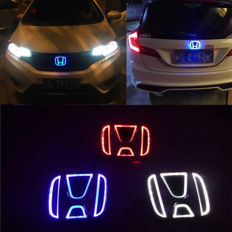 New 5d Led Car Decal Tail Logo Light Badge Lamp Emblem Sticker