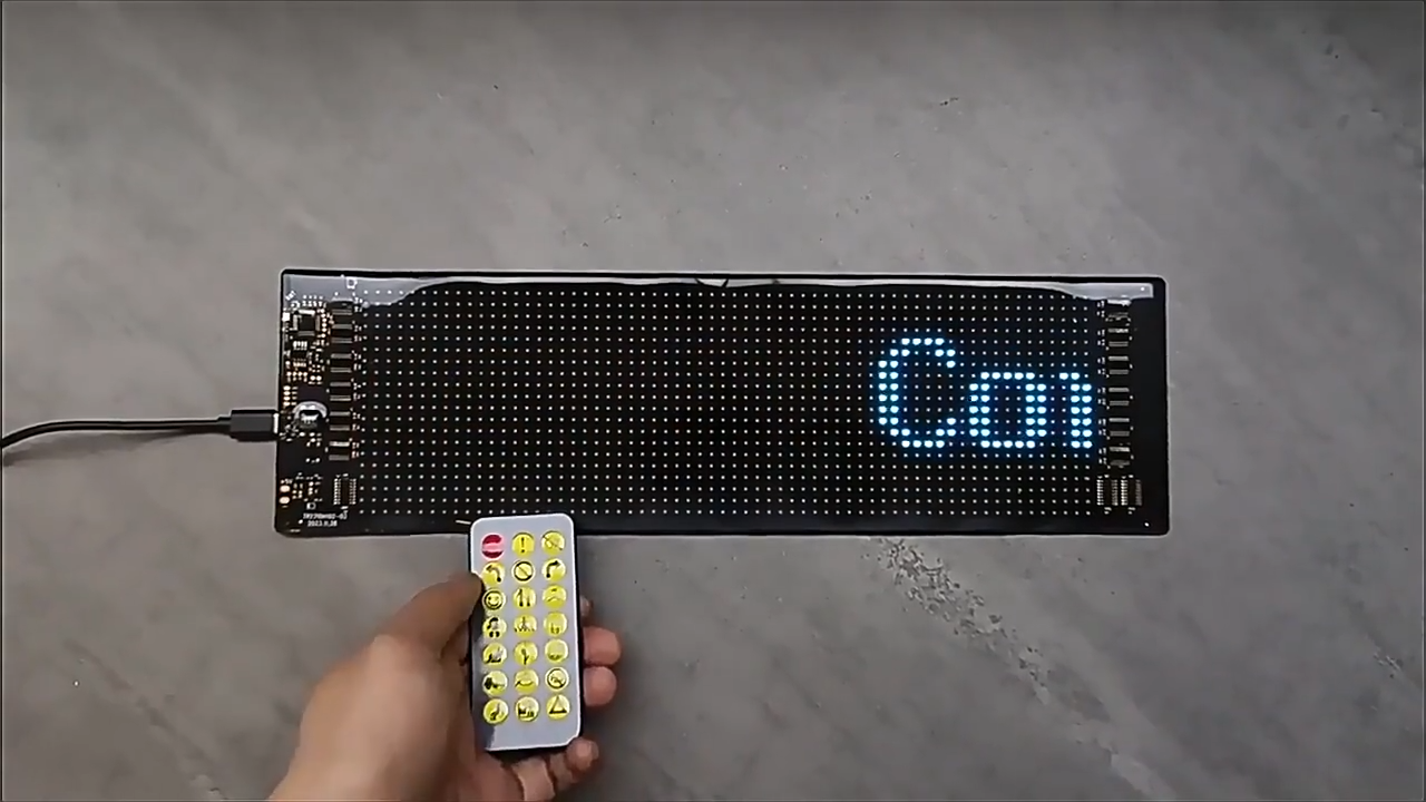 Led Devil Eyes For Truck Led Matrix Panel RGB LED Car Panel DIY Programmable Bluetooth App Control Scrolling Light Decorative