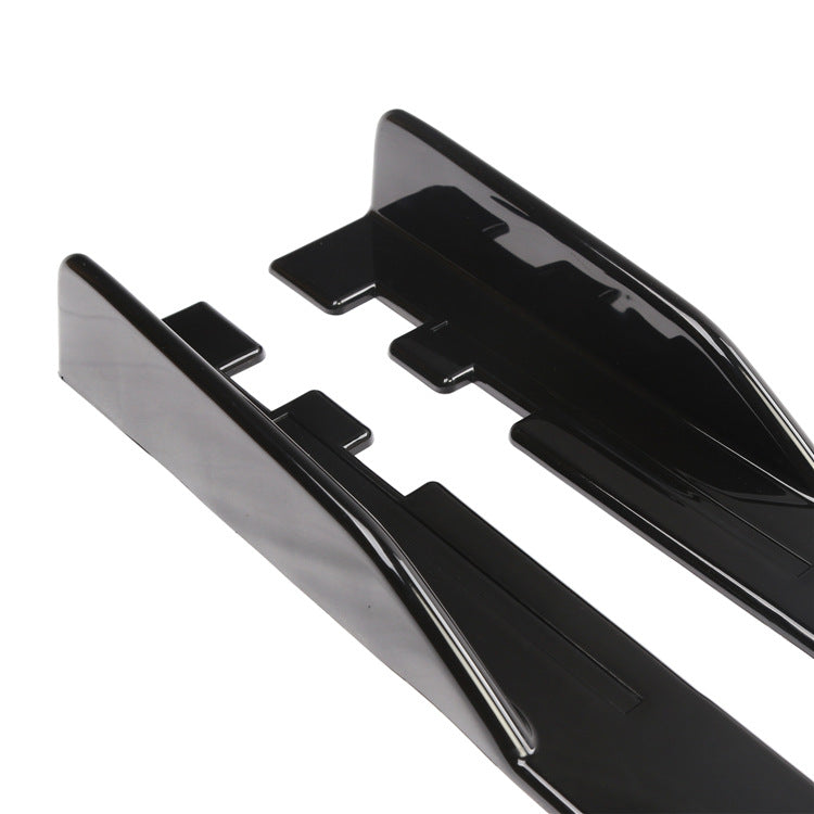 Universal Gloss Black Side Skirt Blades