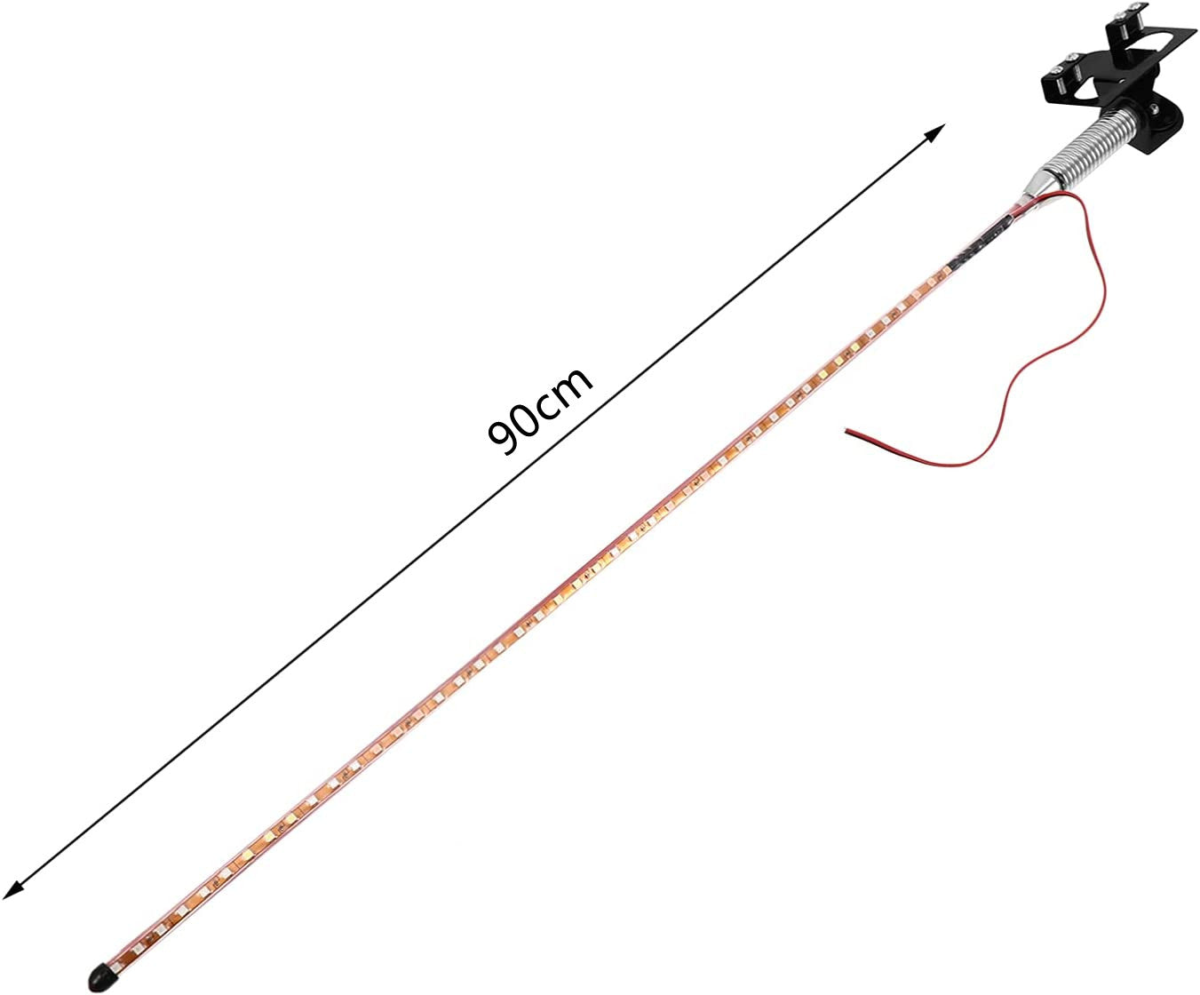 12V LED Whip Light Weatherproof Lighted Antenna Whip