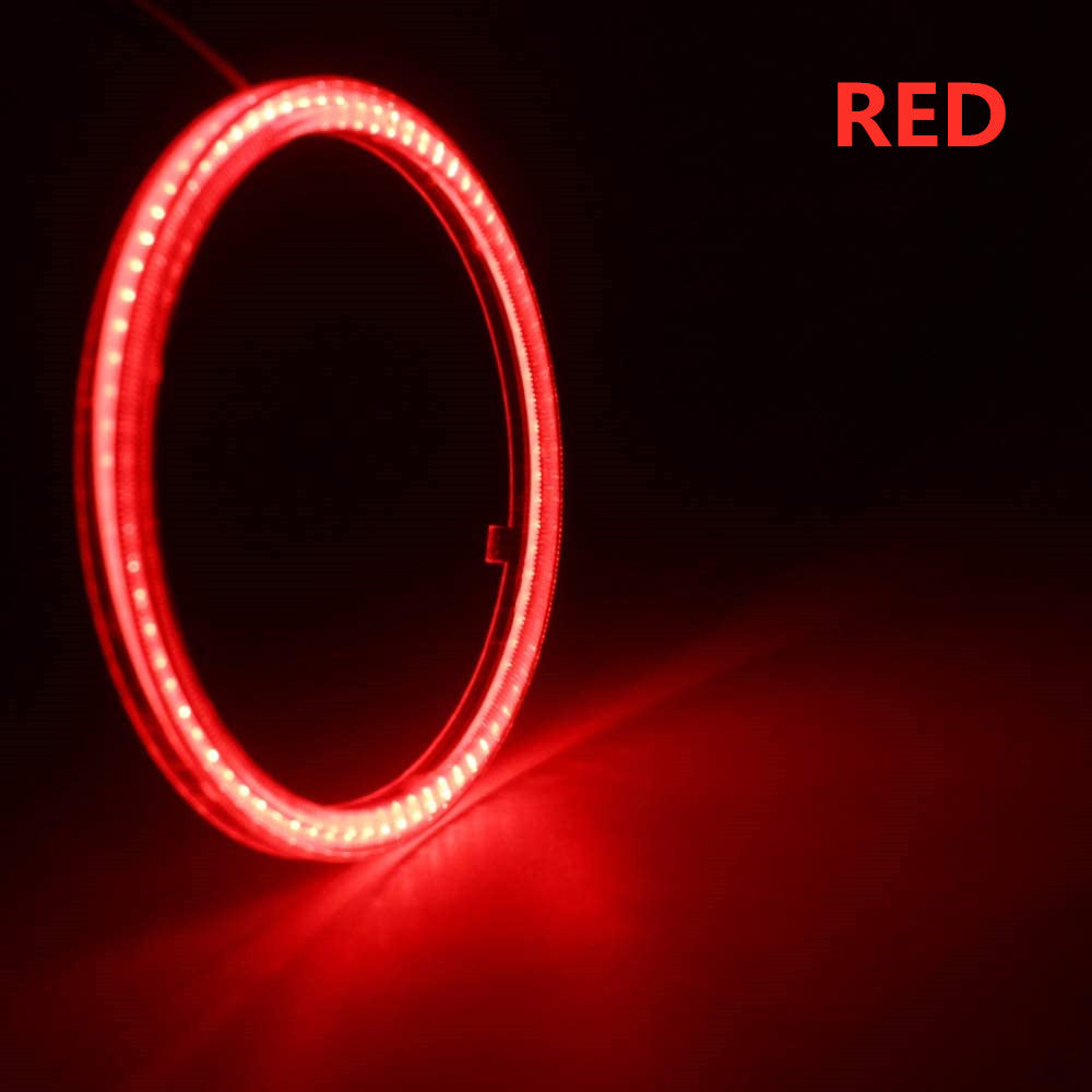 2 Pcs 70mm/80mm/90mm/100mm Car Angel Eyes Led COB Headlight Halo Ring DRL DC 12V