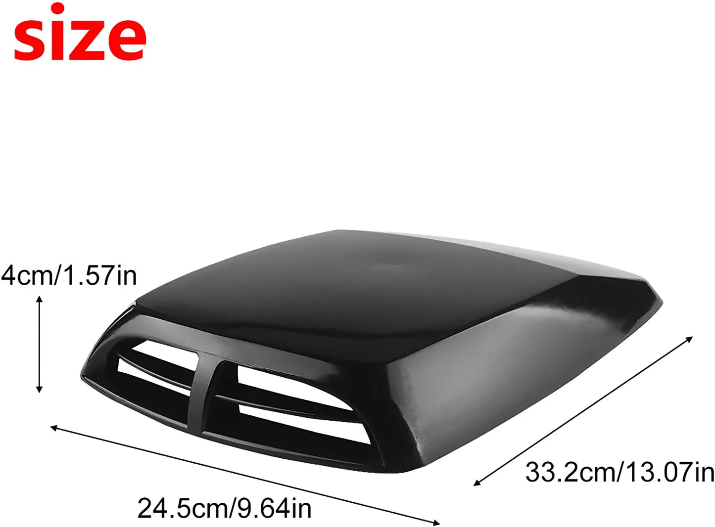 Car Air Flow Intake Scoop Vent Cover Hood