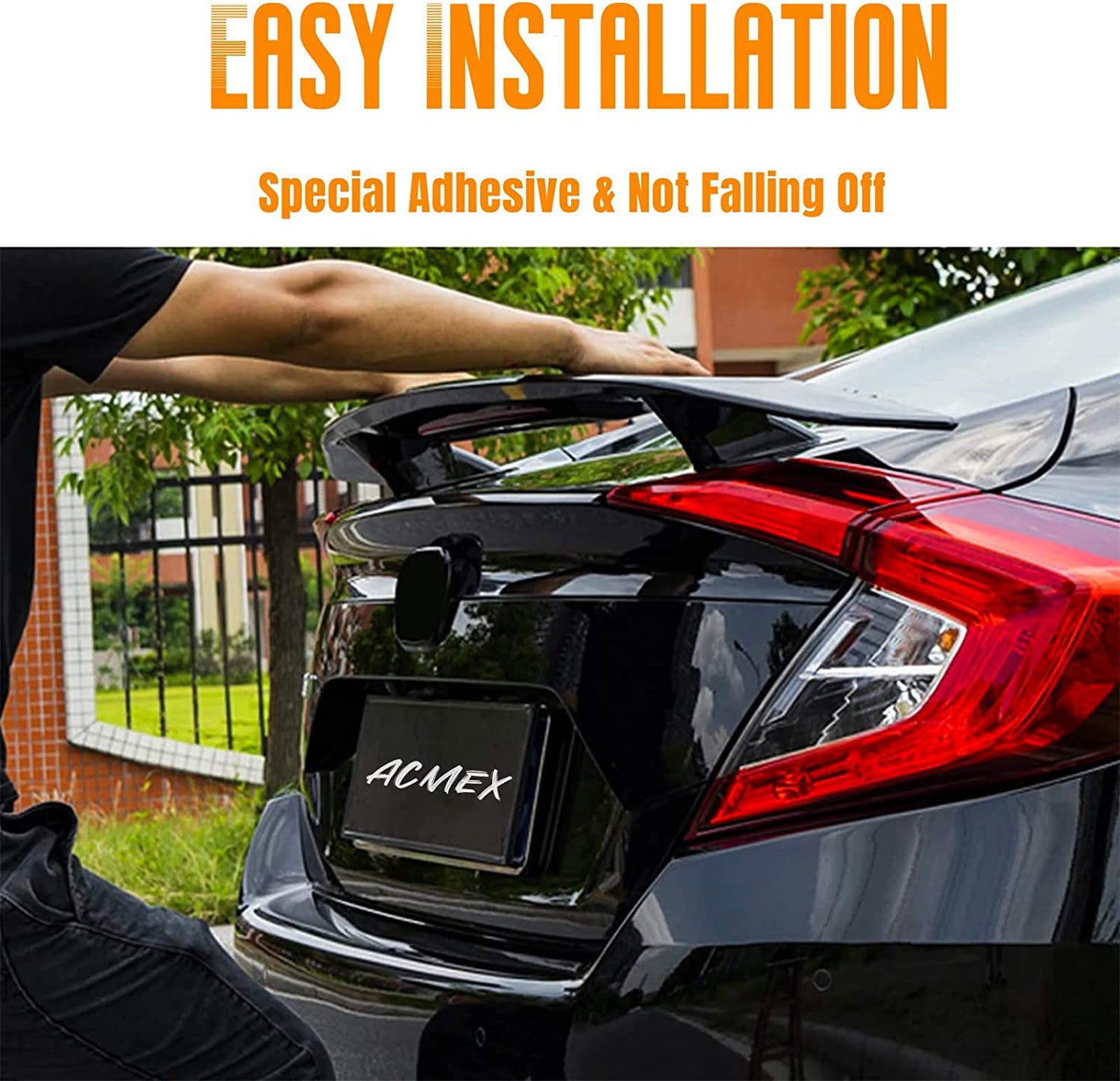 UNIVERSAL SPOILER WING TAIL with LED