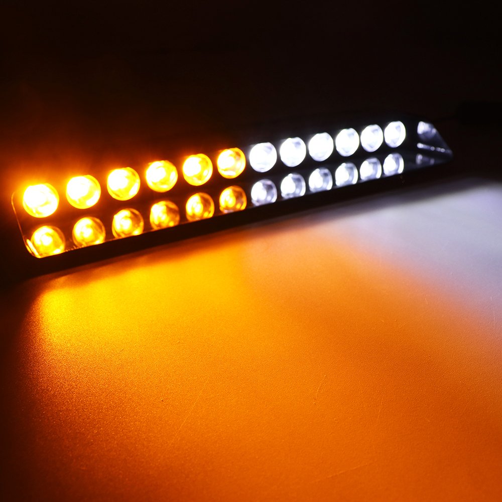 12W 12 Leds Car Truck Emergency Strobe Flash Light Windshield Warning Light