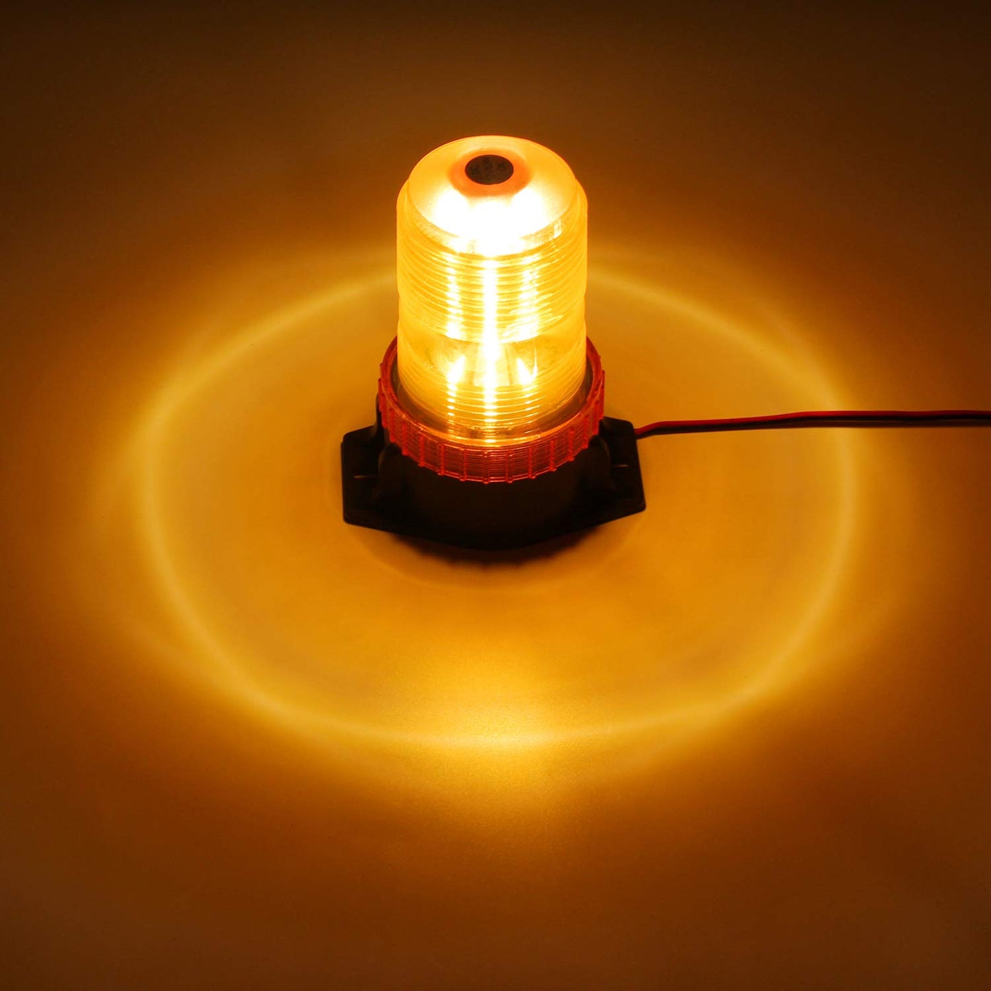 Amber/Yellow Emergency Warning Flashing Safety Strobe Beacon Light