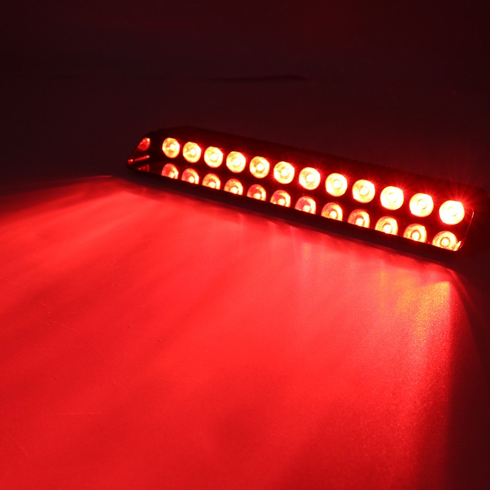 12W 12 Leds Car Truck Emergency Strobe Flash Light Windshield Warning Light