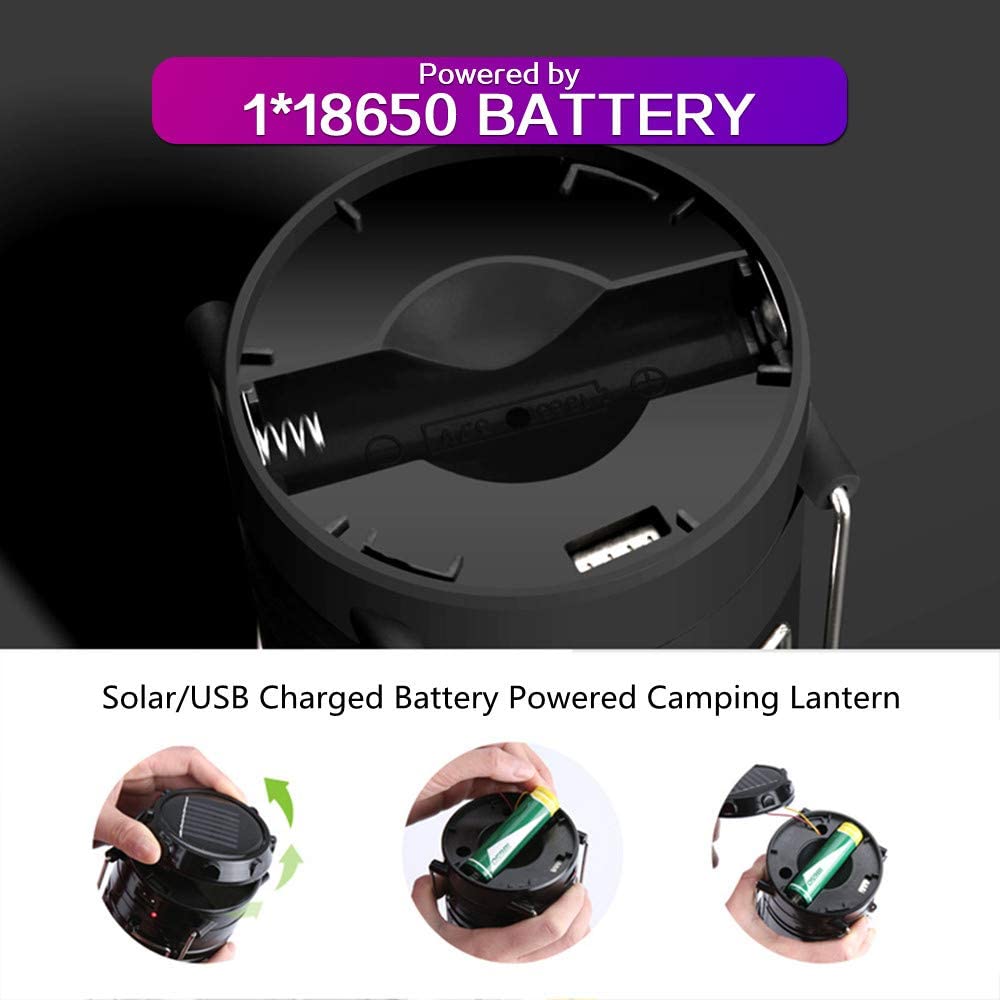 Solar Lantern Flashlight/USB Rechargeable Camping Lantern Led Light /Flashlight