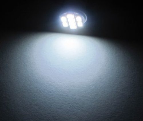 10PCS × 12V T10 LED 8SMD Wedge Bulbs-WHITE,BLUE