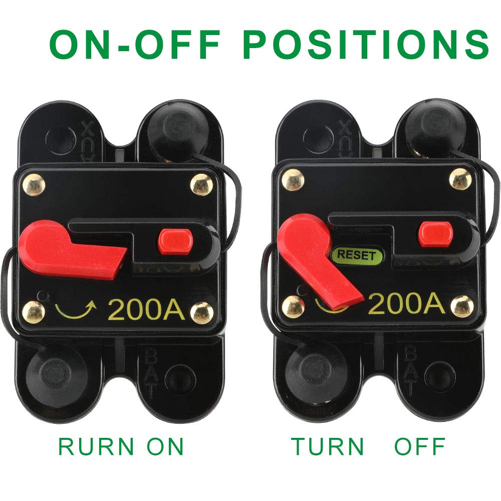 200Amp Circuit Breaker Manual Reset Fuse holder