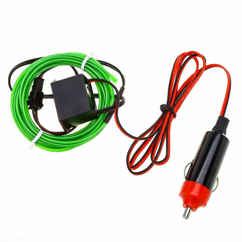 3 Meter Neon EL Wire Glow String Light Car Interior Decor Lamp