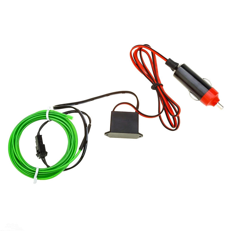 3 Meter Neon EL Wire Glow String Light Car Interior Decor Lamp