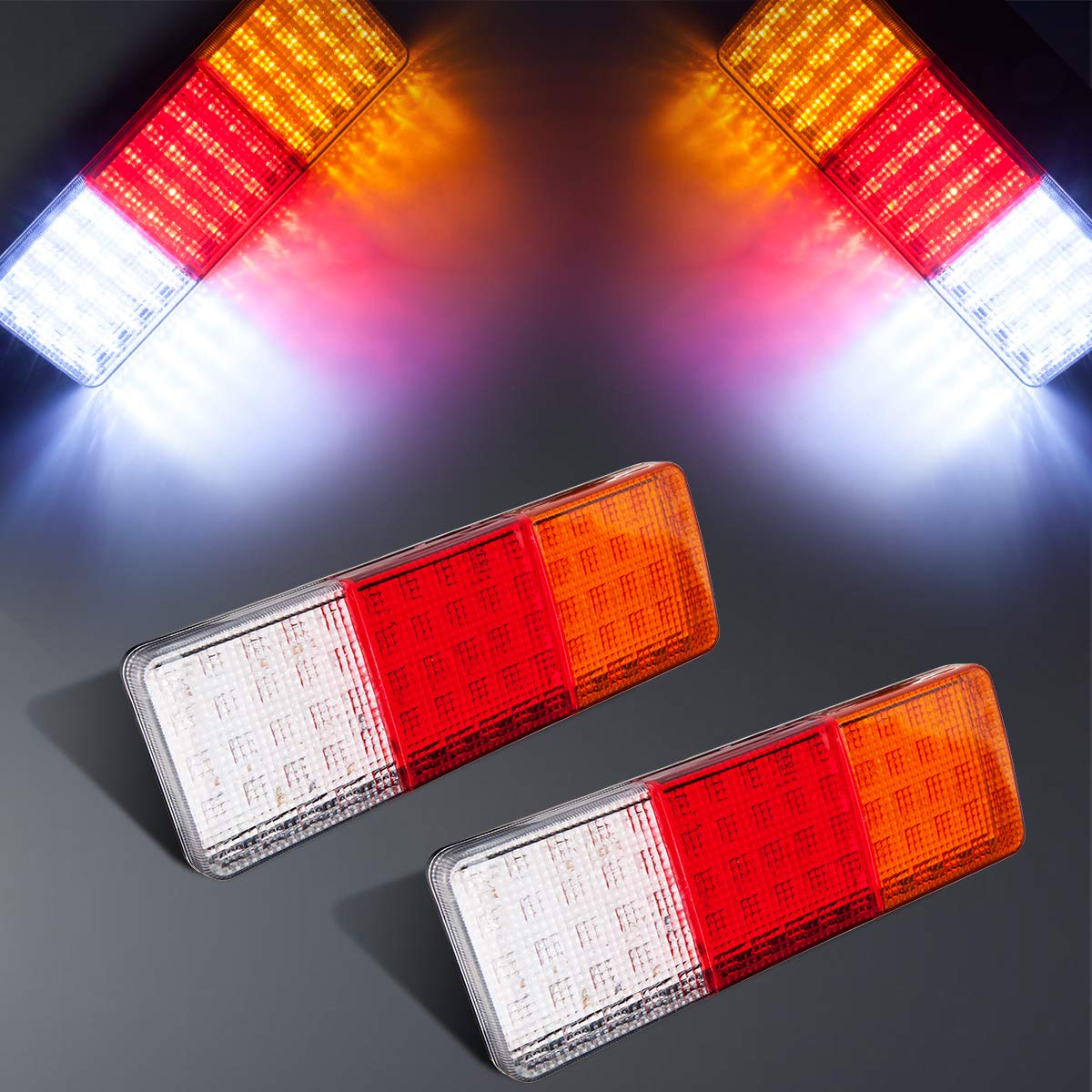 10V-30V 75LED Truck Tailer Light Bar Turn Signal/Brake/Reverse Taillight