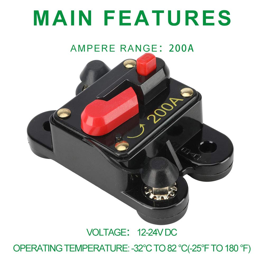 200Amp Circuit Breaker Manual Reset Fuse holder