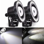 FOG ANGEL EYES LED LIGHTS DAY TIME RUNNING LIGHTS 10W 3.5"