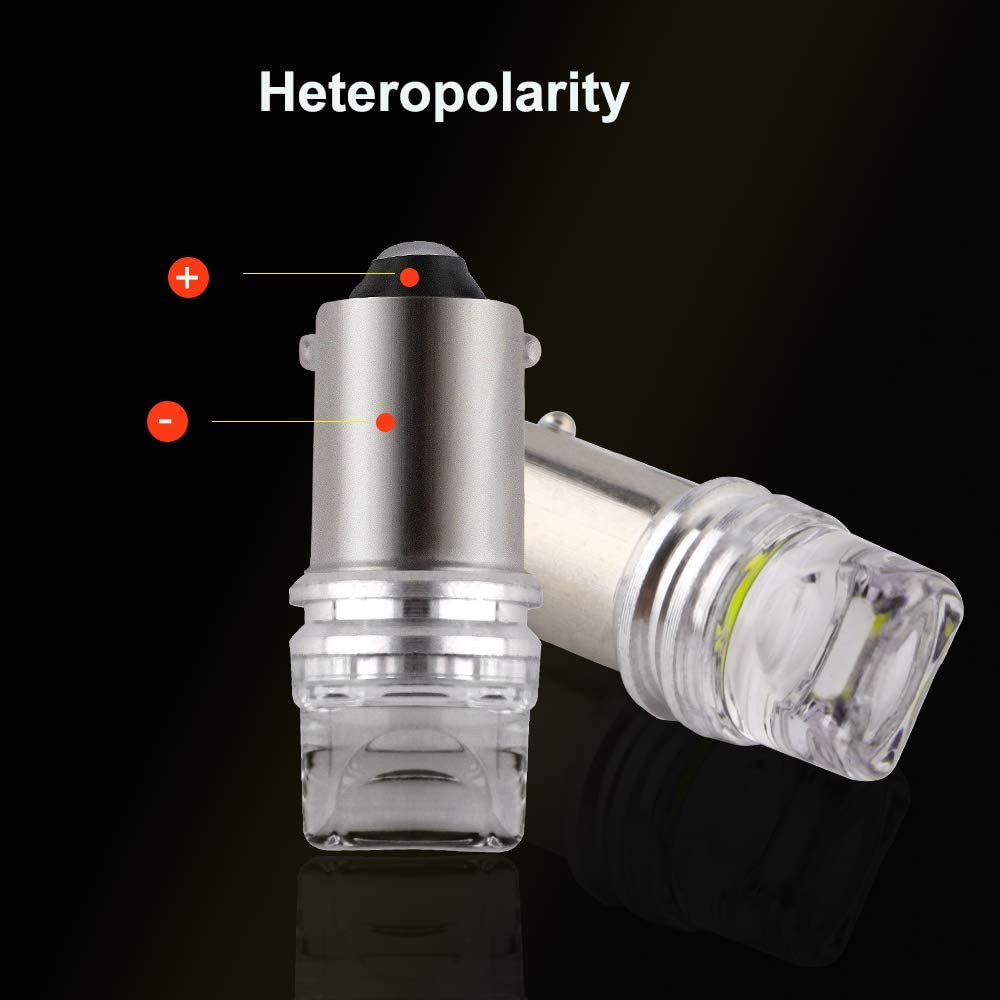 12V CAR BA9S  Led Bulb -White